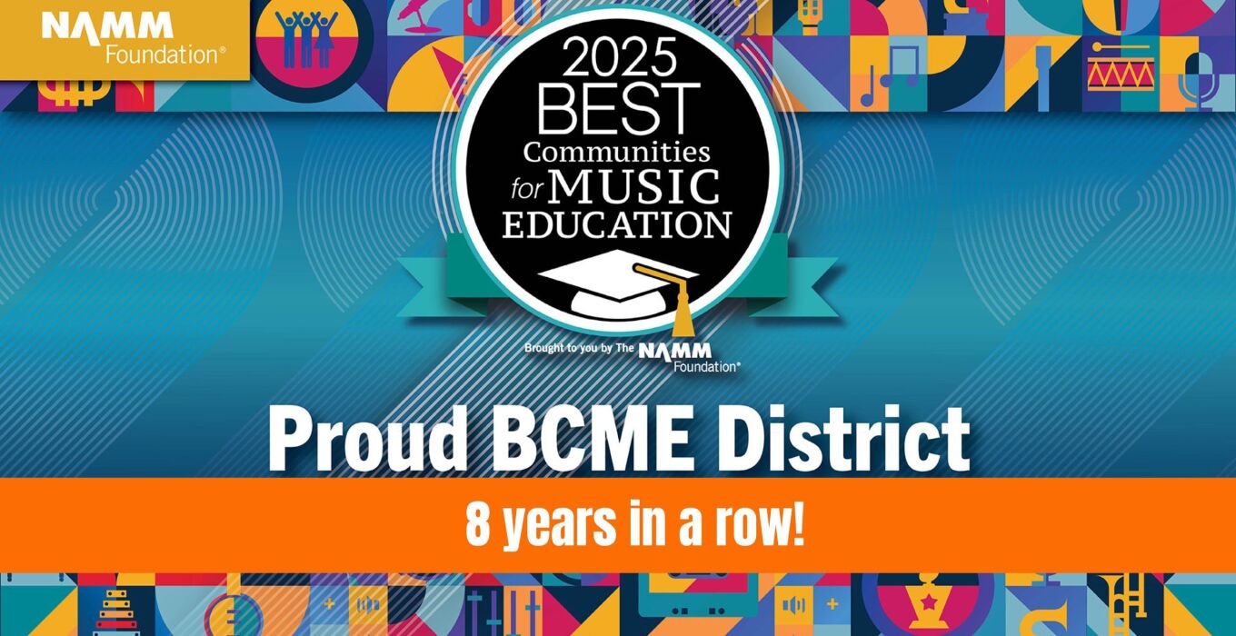 2025 Best Communities for Music Education - 8 years in a row